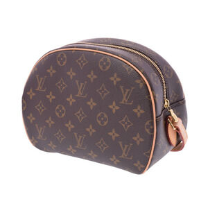 Louis Vuitton Leather Bag Brown Blois Monogram Shoulder